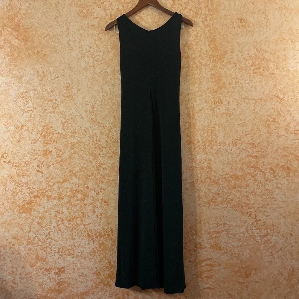 MARINA Sleeveless Black Dress size 6 - Picture 2 of 9